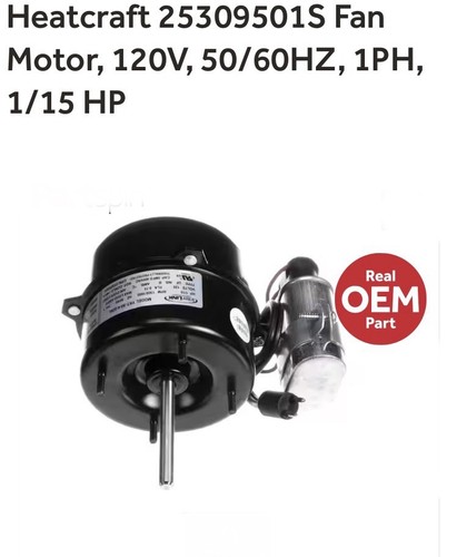 Heatcraft interlink fan motor - heatcraft,
